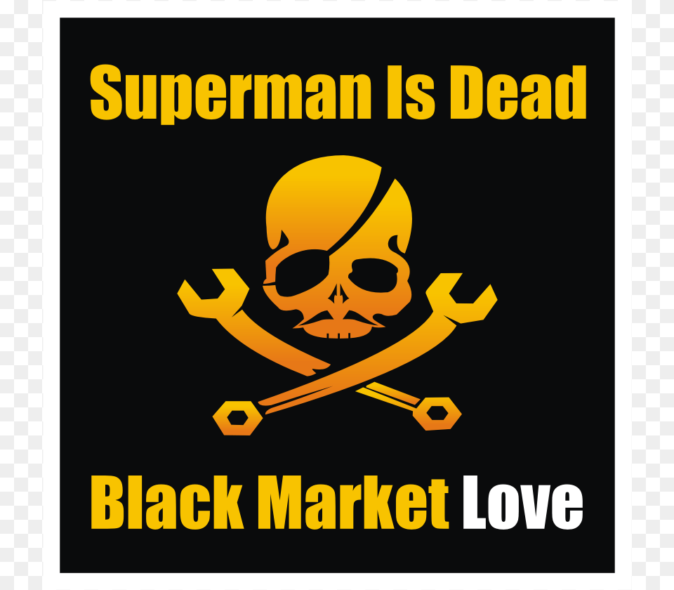 Superman Is Dead Logo, Person, Pirate, Advertisement, Poster Free Png