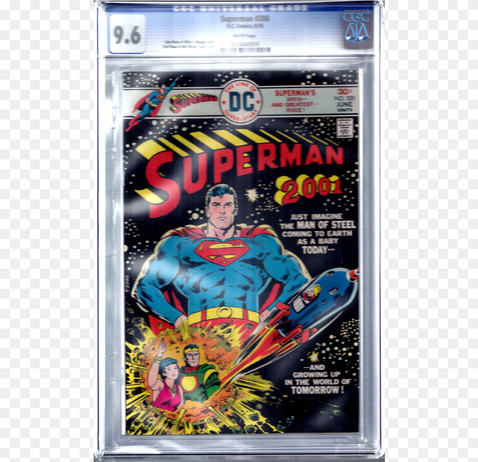 Superman Issue 300 Comic, Publication, Book, Comics, Person Free Transparent Png