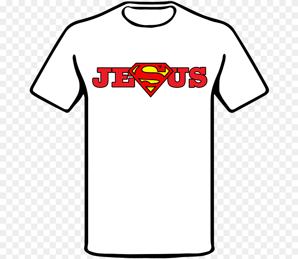 Superman Jesus Spermii, Clothing, Shirt, T-shirt Free Transparent Png