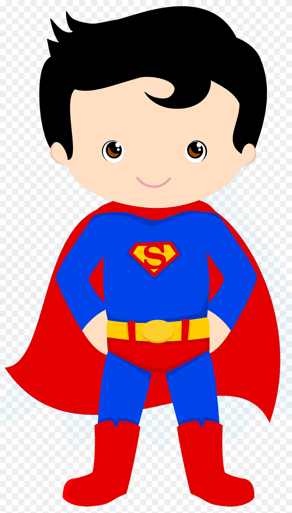 Superman Kid Clipart, Cape, Clothing, Baby, Person Free Png