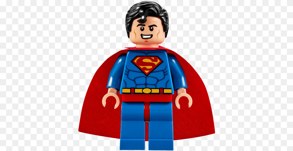 Superman Lego Hd Clipart Background Superman Lego, Cape, Clothing, Baby, Person Free Png Download