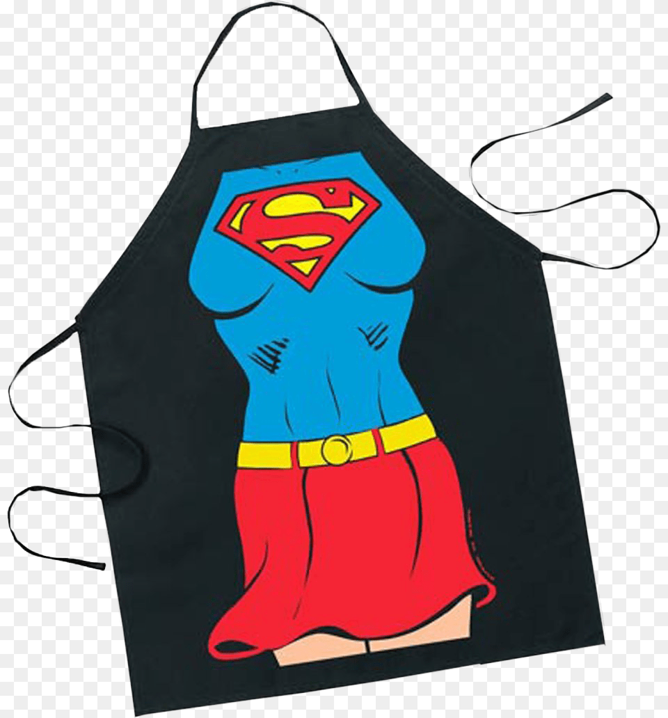 Superman Logo, Apron, Clothing, Person Free Png Download