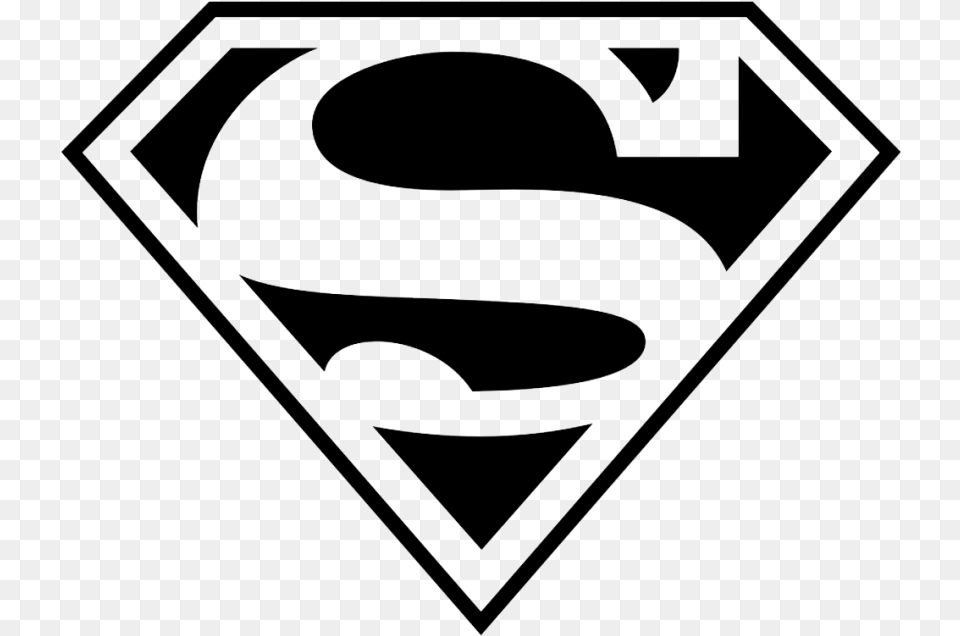 Superman Logo, Symbol, Blackboard Png Image