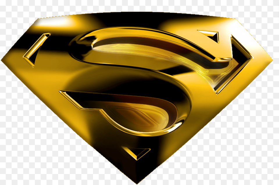 Superman Logo, Symbol, Gold, Emblem, Car Png Image
