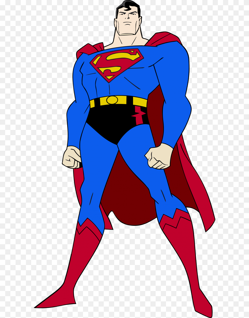 Superman Logo Batman Darkseid Clip Art, Cape, Clothing, Adult, Person Png