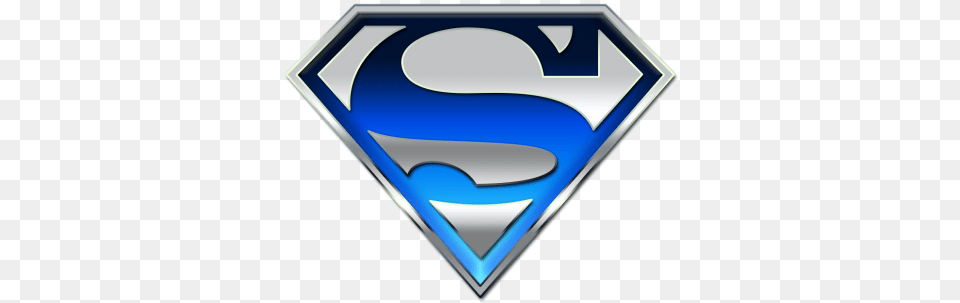 Superman Logo Blue Picture, Emblem, Symbol, Disk Free Png