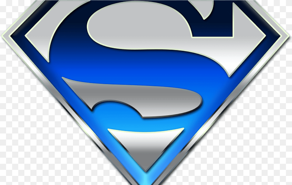 Superman Logo Transparent Logos Blue Superman Logo, Symbol, Emblem, Car, Transportation Free Png Download