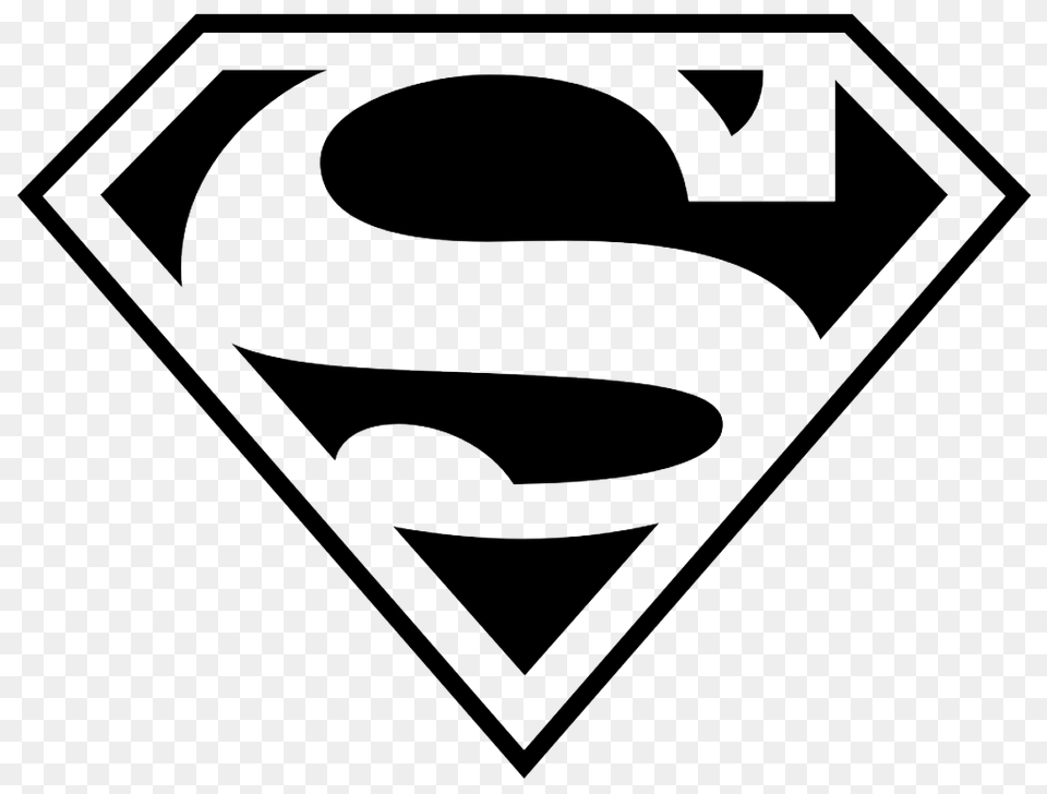 Superman Logo Hd Vector Clipart, Symbol, Blackboard Free Transparent Png
