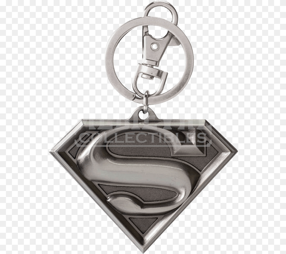 Superman Logo Keychain Superman Keyring, Accessories, Machine, Wheel, Pendant Png Image