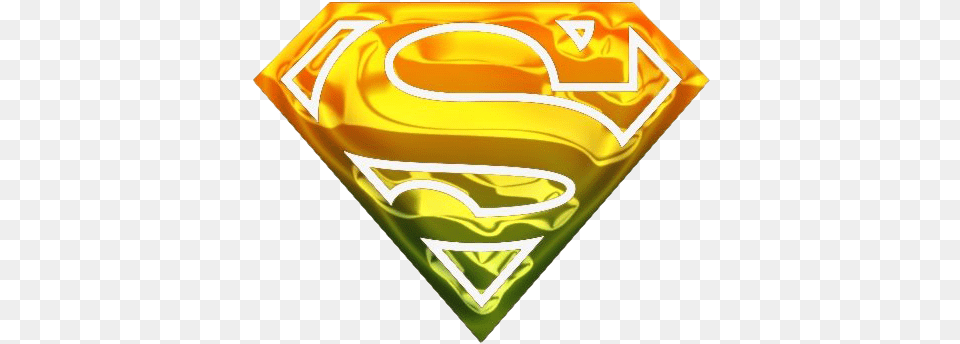 Superman Logo Pic Superman Gold Logo, Light, Clothing, Hardhat, Helmet Free Png Download