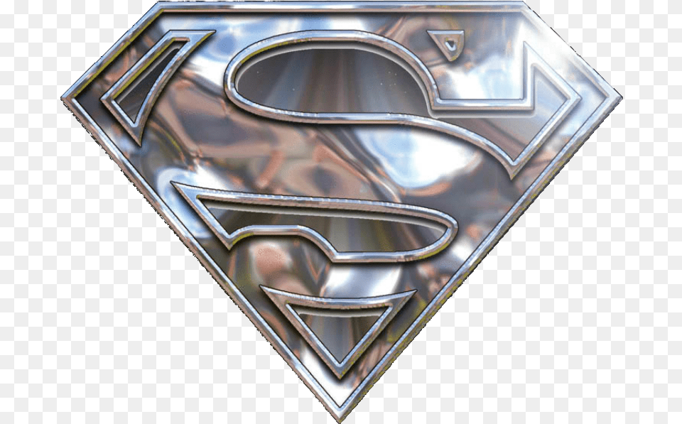 Superman Logo Picture Silver Superman Logo, Emblem, Symbol, Mailbox Free Png