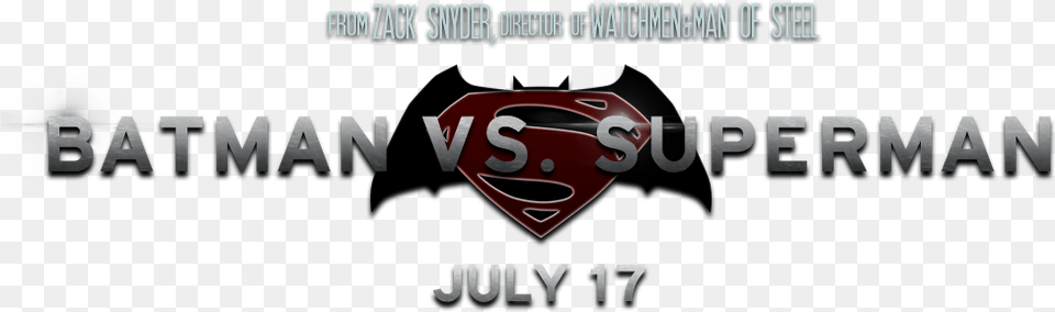 Superman Logo V Batman Vs Superman Title, Machine, Wheel Free Png