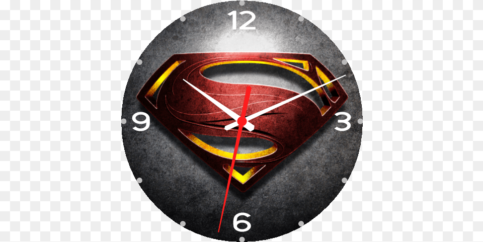 Superman Logo Wallpaper For Iphone Superman Mobile, Clock, Wall Clock, Disk, Analog Clock Free Png