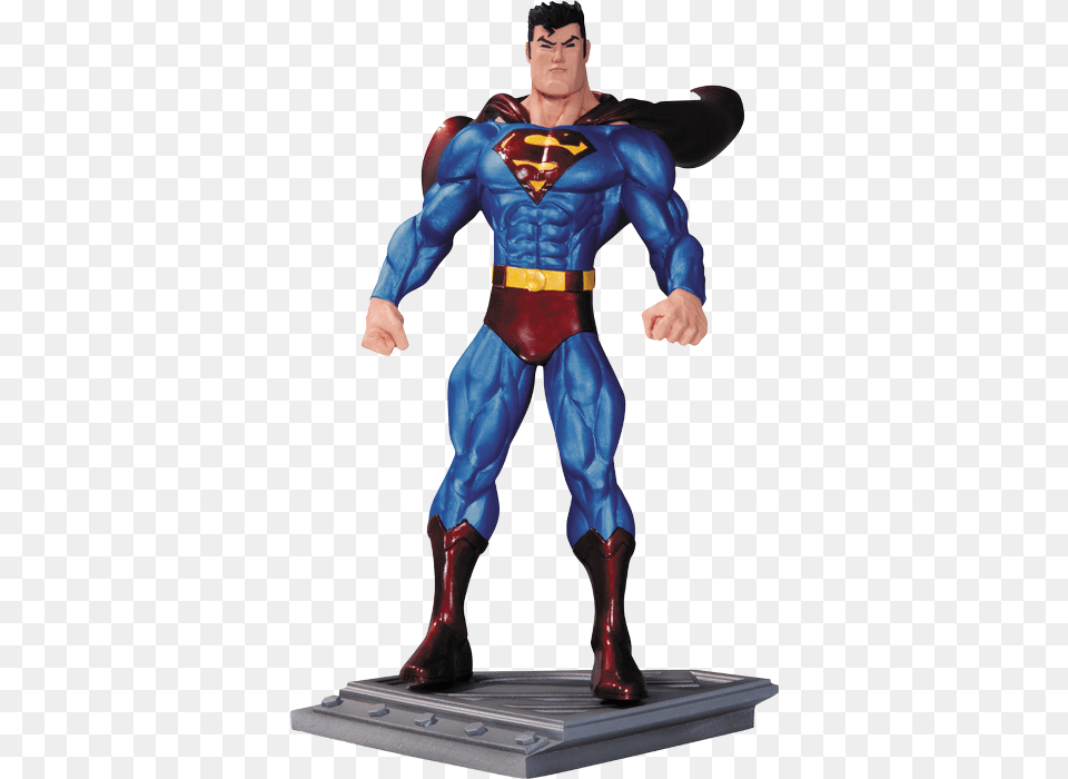 Superman Man Of Steel Statue By Ed Mcguinness, Adult, Male, Person Free Png Download