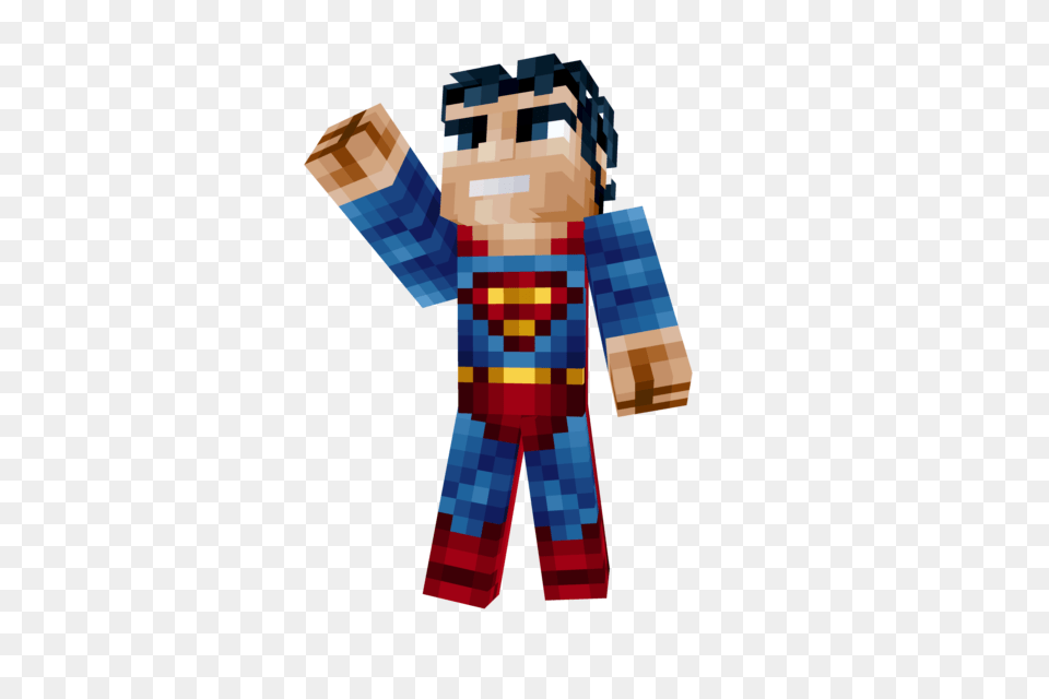 Superman Minecraft Skin, Person, Pinata, Toy Png