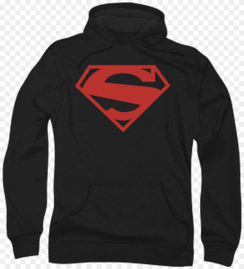 Superman New 52 Red Block Superboy Hoodie Superman Logo New 52 Tshirt, Sweatshirt, Clothing, Knitwear, Sweater Png Image