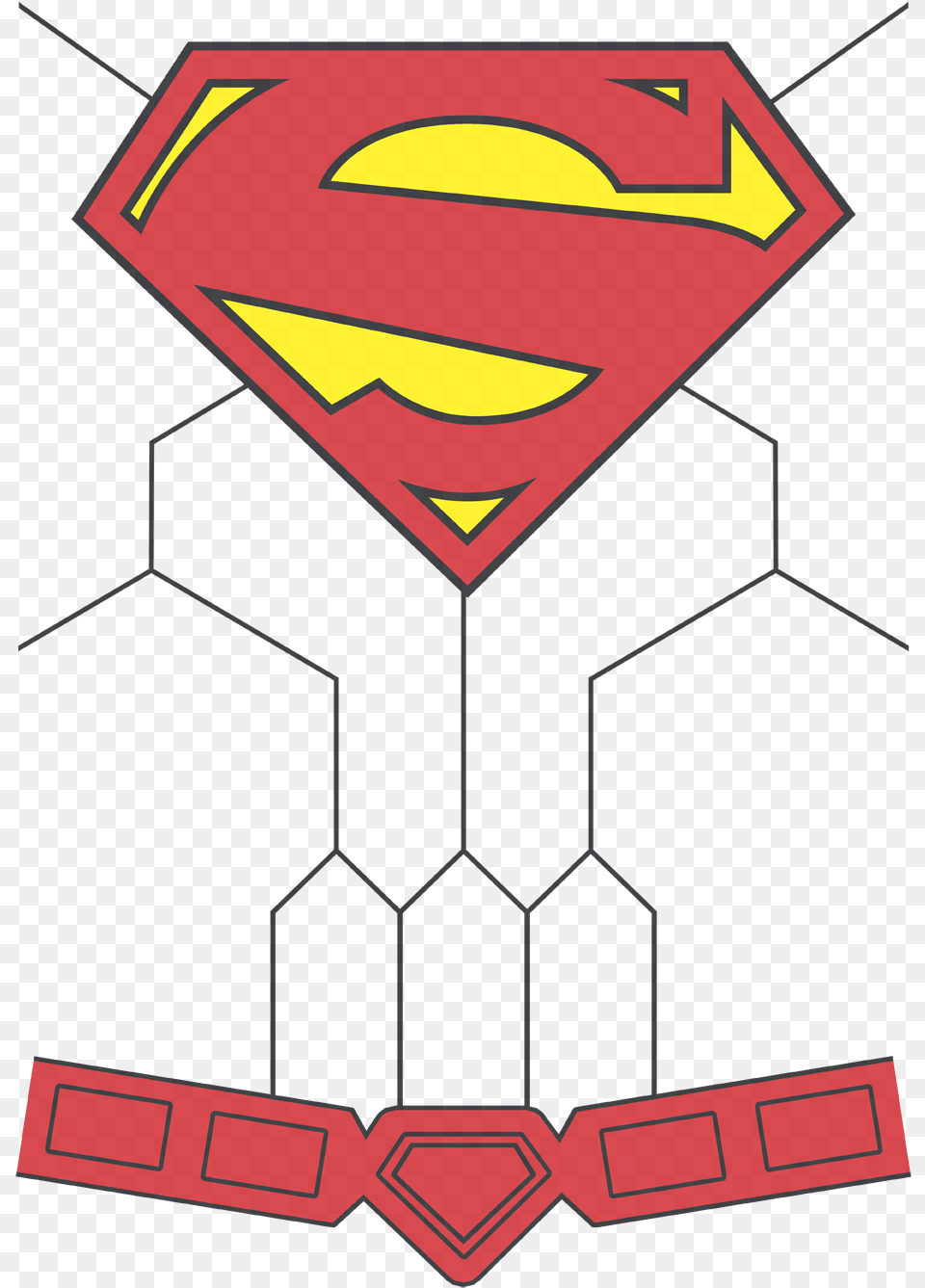 Superman New 52 Torso Menu0027s Regular Fit T Shirt Superman New 52 Logo, Emblem, Symbol Free Transparent Png