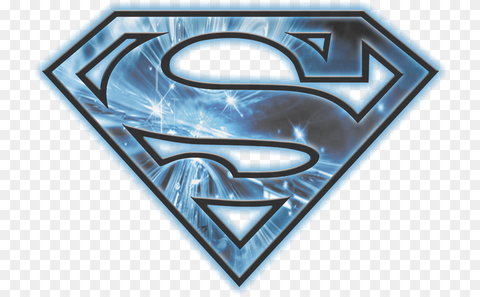 Superman On Ice Shield Men39s Tank Batman And Superman Logos, Logo, Emblem, Symbol Free Png