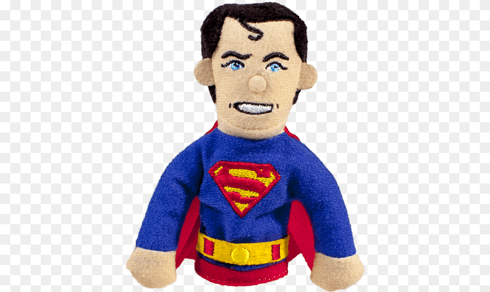 Superman Puppet, Plush, Toy, Baby, Person Free Png Download