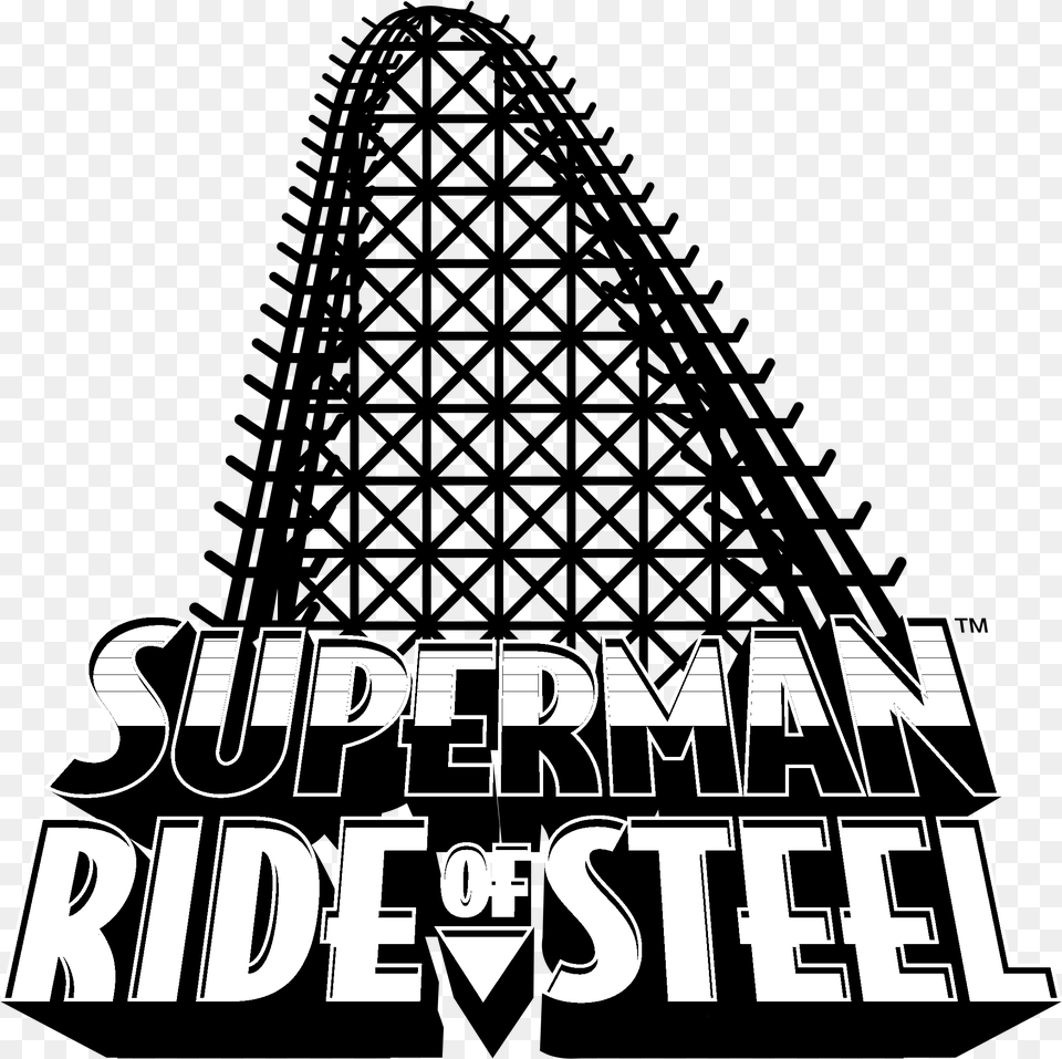 Superman Ride Of Steel Logo, Text Png Image