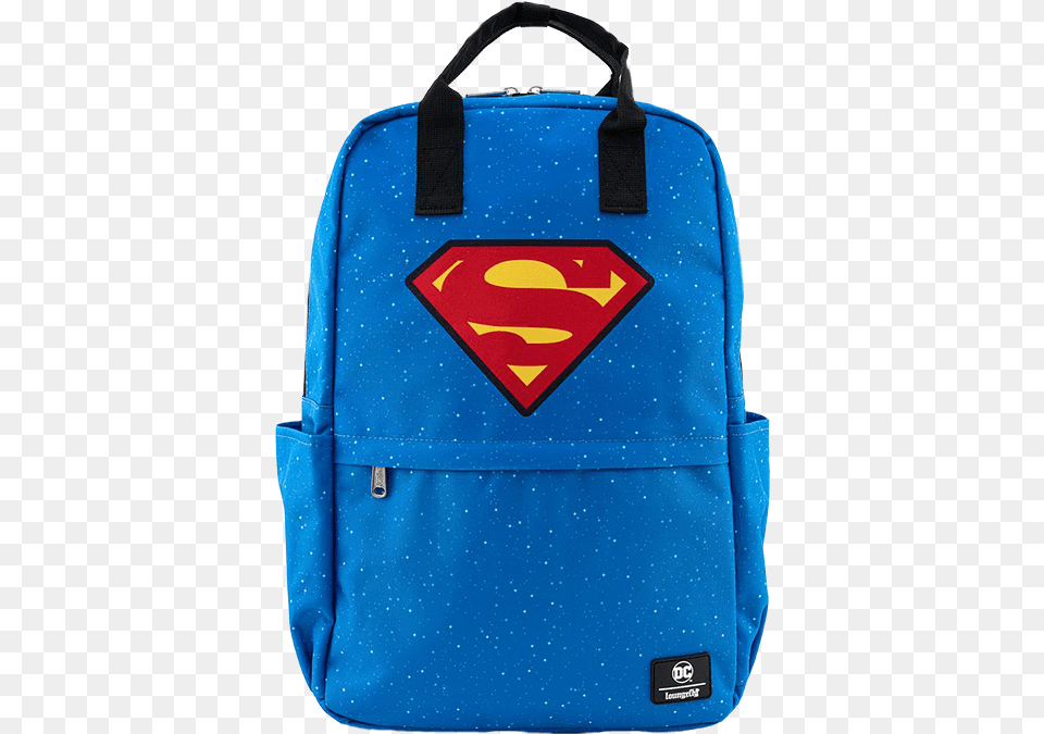 Superman Shield And Stars Backpack By Loungefly Superman Logo, Bag, First Aid Png