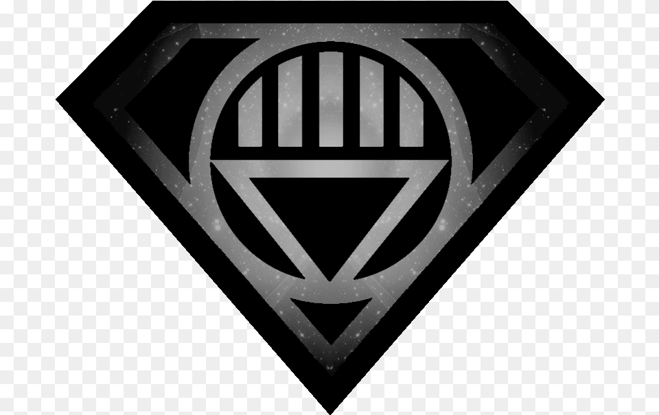Superman Sinestro Lantern Shield By Kalel7 On Clipart Black Lantern Corp Logo, Emblem, Symbol Free Png