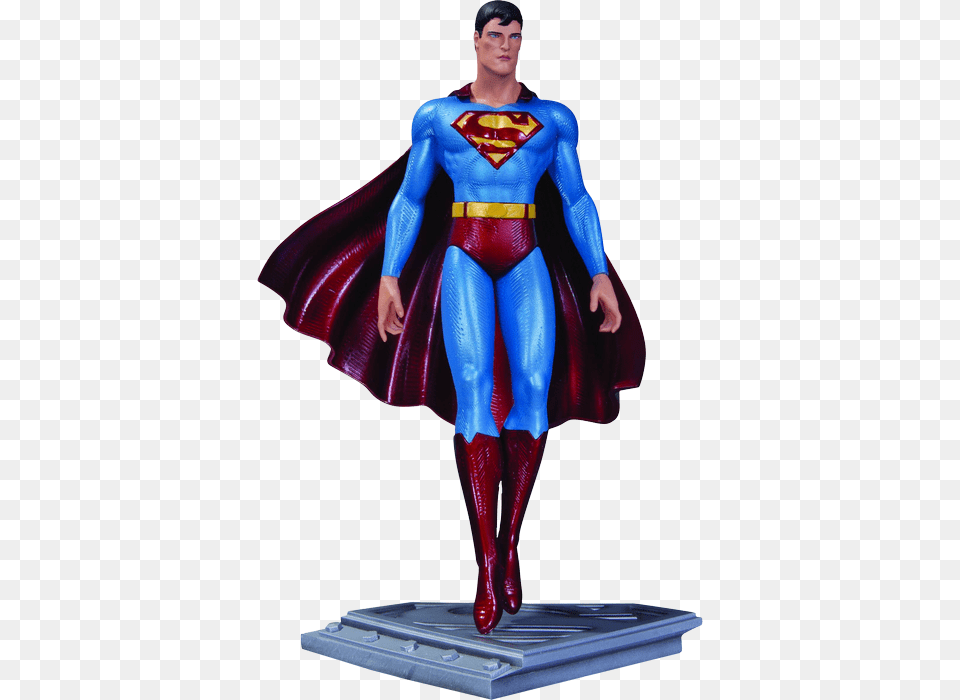 Superman Statue, Cape, Clothing, Figurine, Adult Png