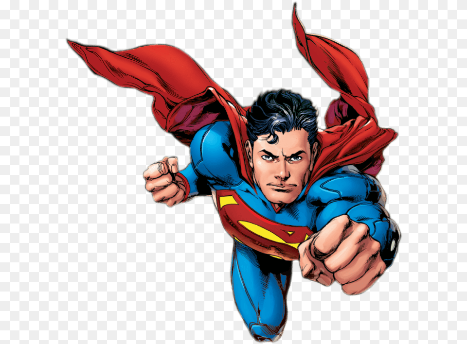 Superman Superman Comic, Book, Comics, Publication, Person Png