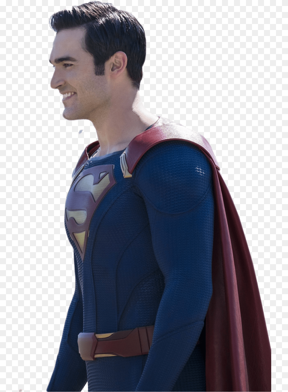 Superman Superman Flying From Supergirl, Sleeve, Cape, Clothing, Long Sleeve Free Png