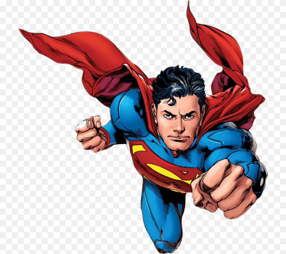 Superman Superman Transparent, Book, Comics, Publication, Adult Free Png