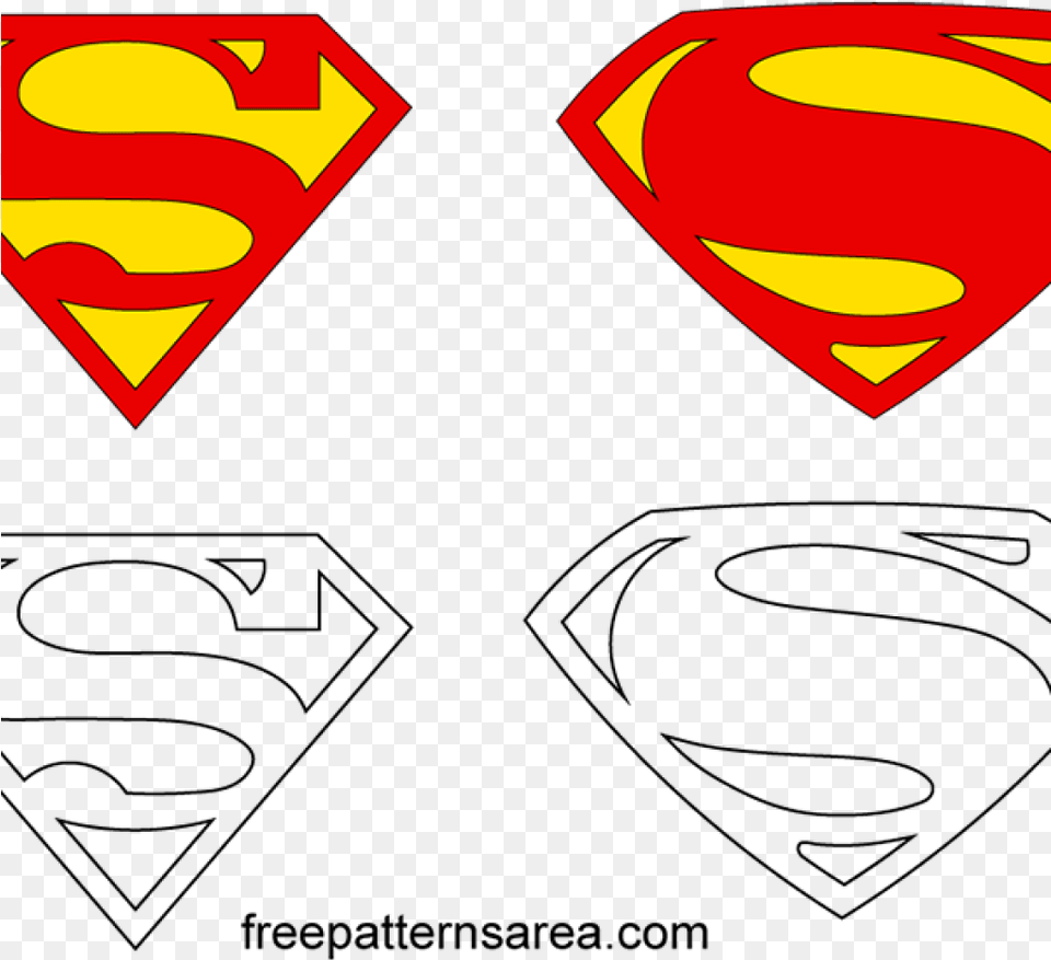 Superman Symbol Outline Superman Symbol Logo Vectors Cyborg Justice League Symbol Free Png