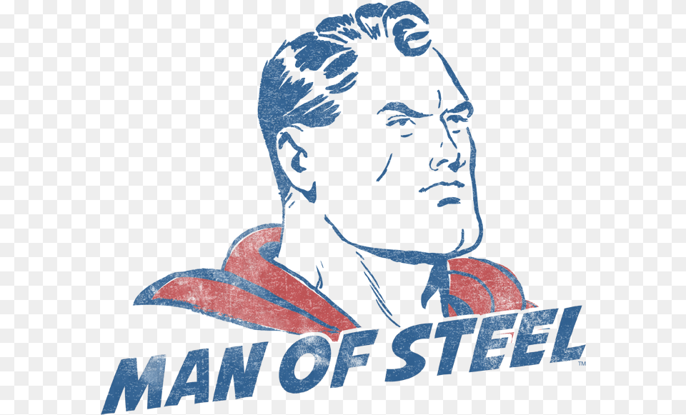 Superman The Man Women39s T Shirt Poster, Adult, Portrait, Photography, Person Png
