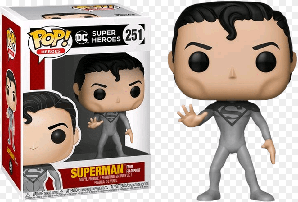 Superman Us Exclusive Vinyl Figure Superman Funko Pop, Baby, Person, Face, Head Png Image
