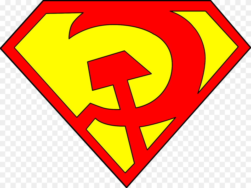 Superman Ussr Logo By Mr Droy On Clipart Library Logo Superman, Sign, Symbol, Can, Tin Free Png Download
