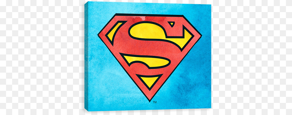 Superman Watercolor Logo Superman Logo, Art, Modern Art Free Transparent Png