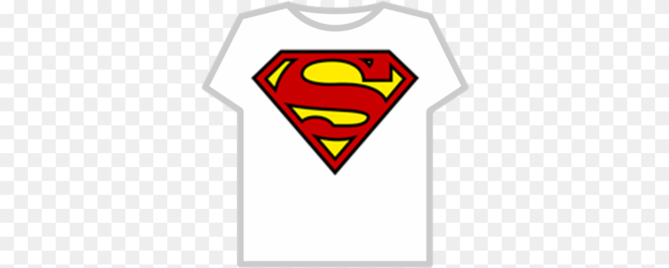 Supermanshieldsvg Roblox Superman Logo, Clothing, Shirt, T-shirt Png Image