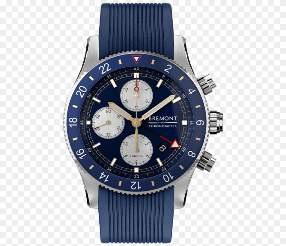 Supermarine Chrono Blue Bremont Gold Mens Breitling Watches, Arm, Body Part, Person, Wristwatch Png
