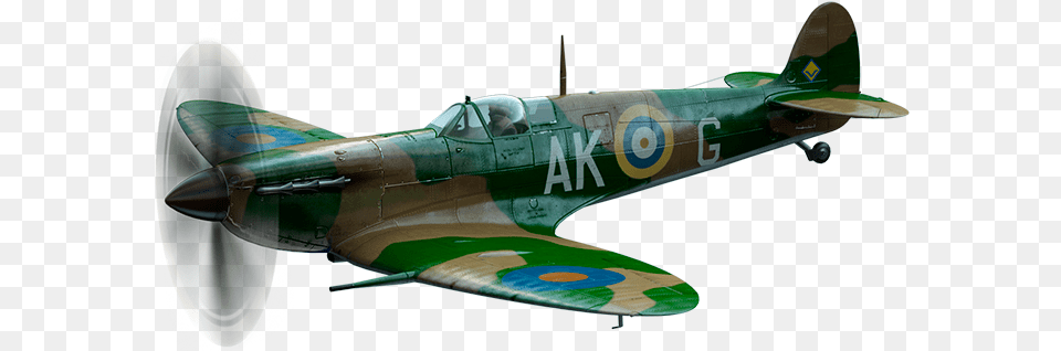 Supermarine Spitfire V Model Aircraft, Airplane, Transportation, Vehicle, Warplane Free Transparent Png
