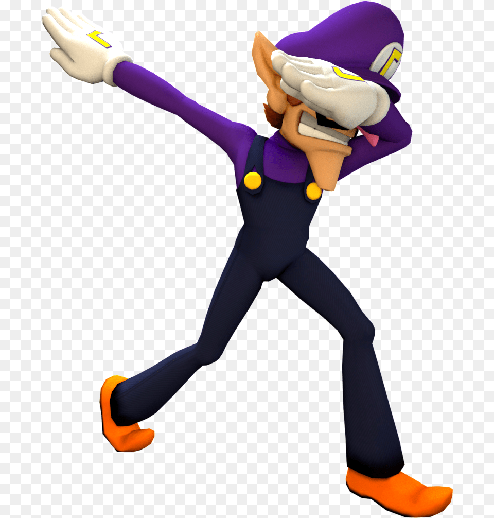 Supermariodab Hashtag Waluigi Dabbing, Person Free Png