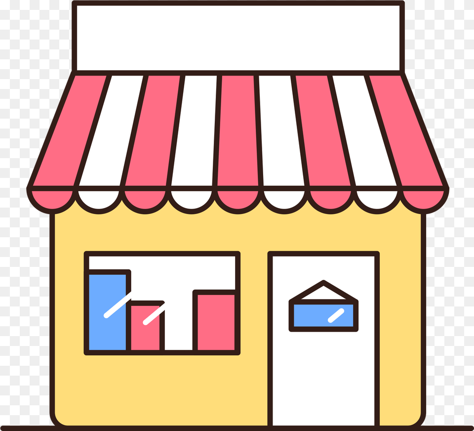 Supermarket Icon Vector, Awning, Canopy, Gas Pump, Machine Free Png Download