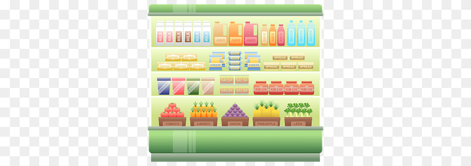 Supermarket Shelf Food, Shop, Sweets, Indoors Png Image