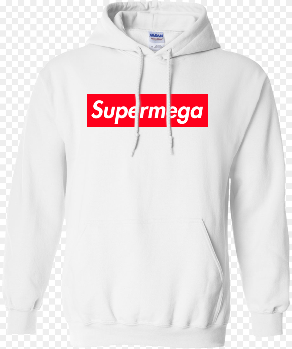 Supermega Supreme Logo Box Shirt Hoodie Tank Im Finna Nut Hoodie, Clothing, Knitwear, Sweater, Sweatshirt Png Image