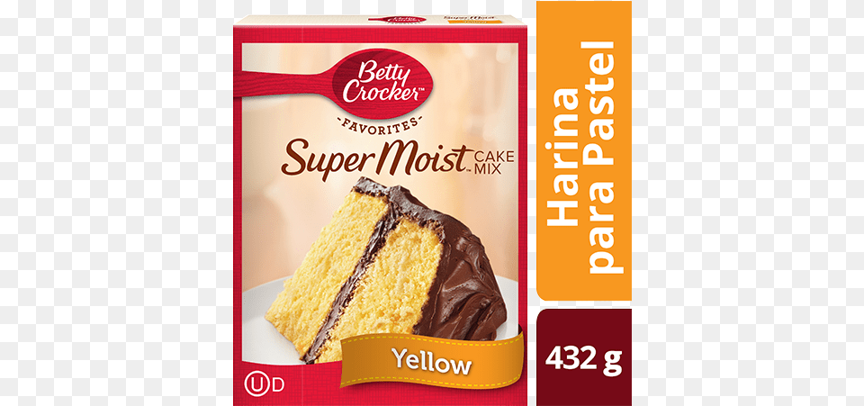 Supermoist Yellow Cake Mix, Chocolate, Dessert, Food, Sweets Free Transparent Png