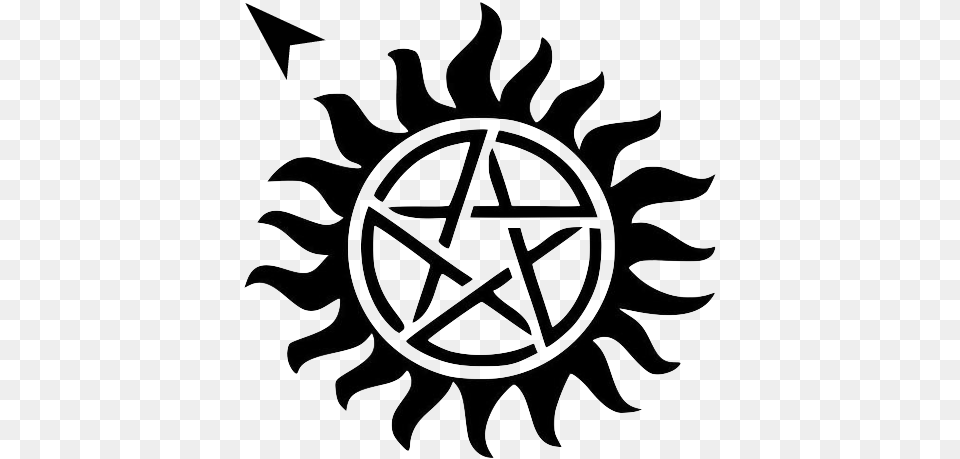 Supernatural Anti Possession, Symbol, Emblem, Star Symbol Free Png