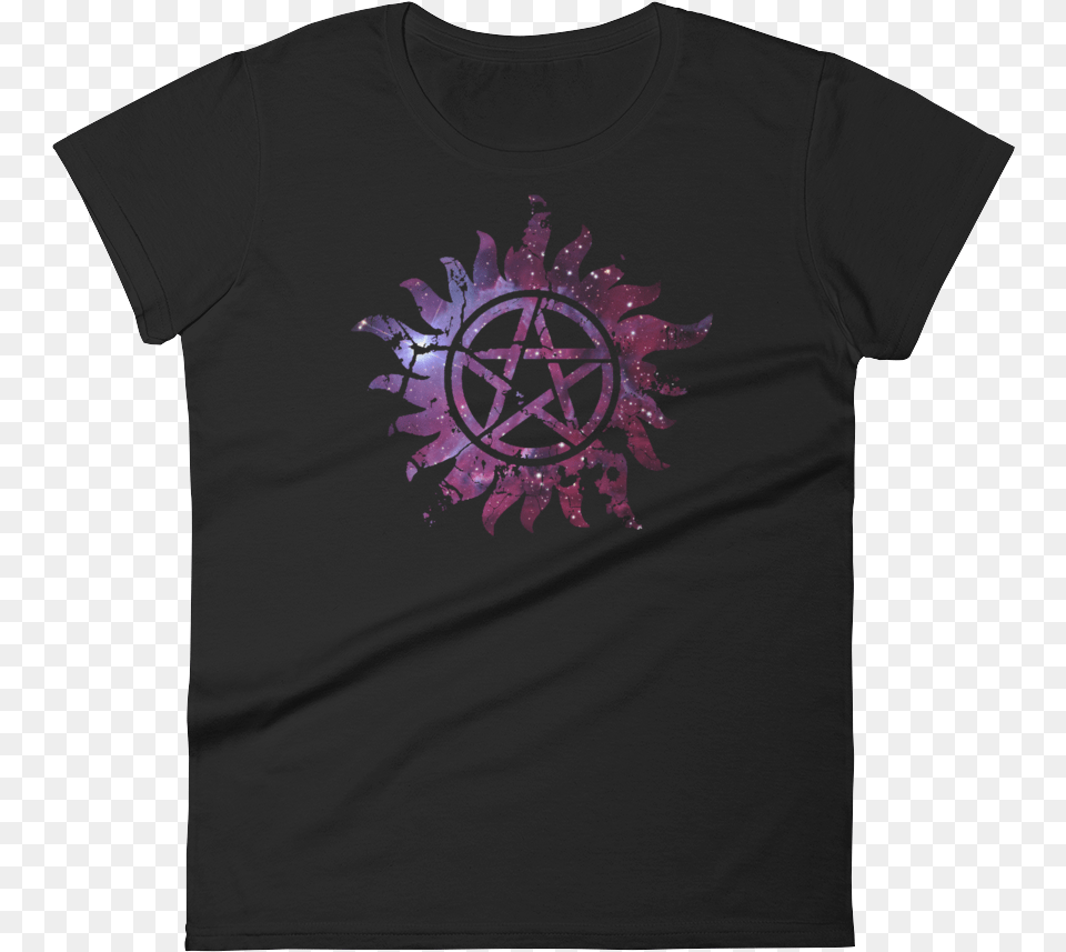 Supernatural Anti Possession Galaxy Print Tk Flowering T, Clothing, T-shirt, Shirt Free Png