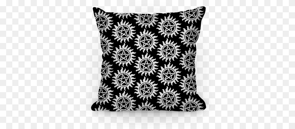 Supernatural Anti Possession Symbol Pattern Pillow Glow In The Dark Supernatural Anti Possession Button, Cushion, Home Decor Free Png