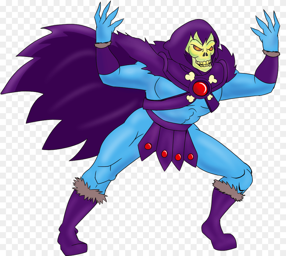 Supernatural Creature Skeletor Book, Comics, Publication, Purple Free Transparent Png