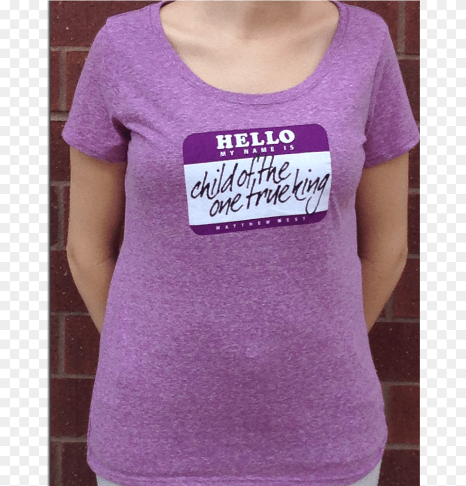 Supernatural Hello My Name Is Active Shirt, Clothing, T-shirt, Sleeve, Person Png Image