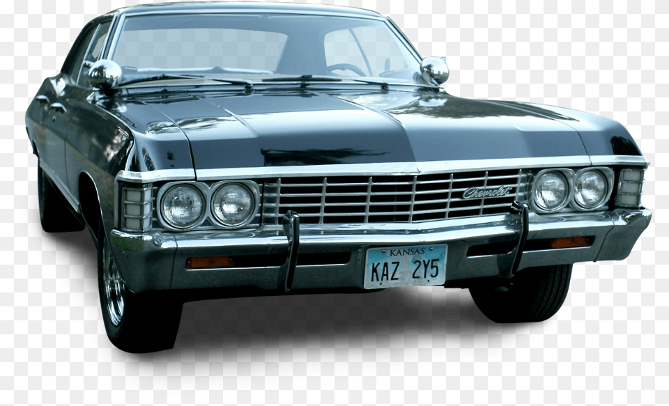 Supernatural Impala Transparent, Car, Coupe, Sports Car, Transportation Free Png