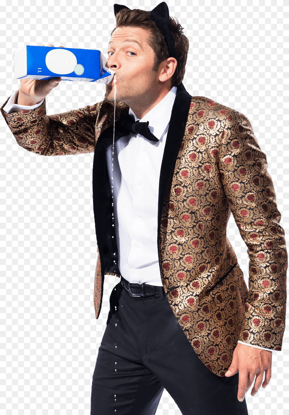 Supernatural Misha Collins Ew Halloween Sticker Misha Collins Halloween, Blazer, Clothing, Coat, Jacket Free Transparent Png